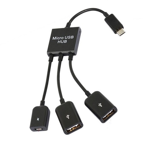 Micro USB / USB-keskitin