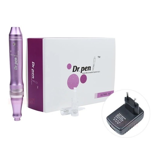 Microneedling-enhed med 12 nåle, elektrisk microneedling-pen med 5 hastigheder til hudforyngelse, mesoterapi-enhed til forstørrede porer, ar og strækmærker