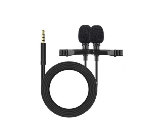 Microphone dual avec accessoires