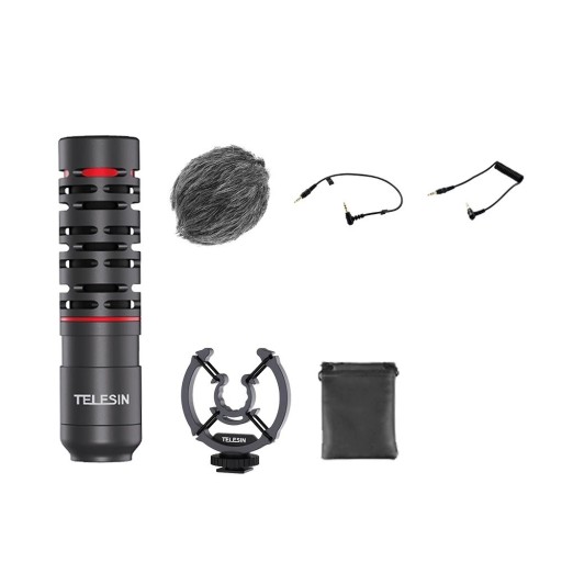 Microphone pour appareil photo avec accessoires K1540