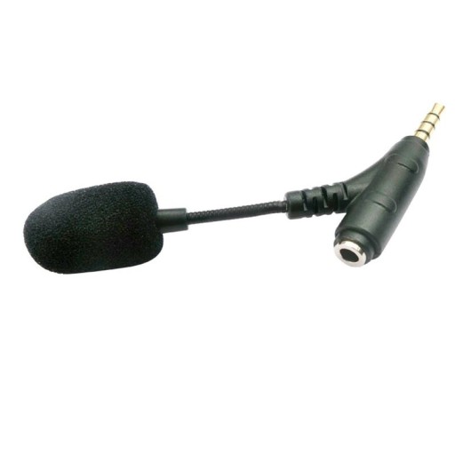 Microphone with Headphone Splitter