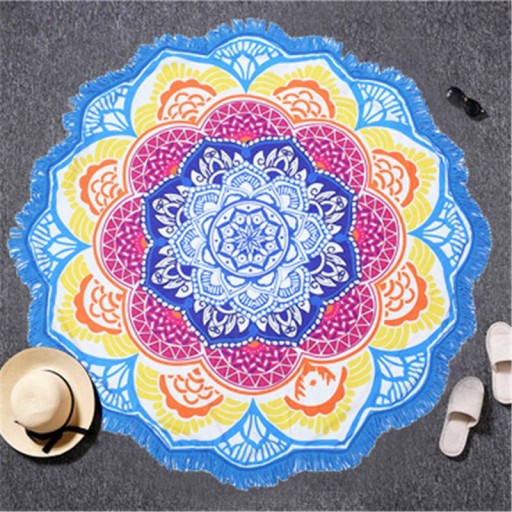 Microvezelhanddoek met mandala-motief