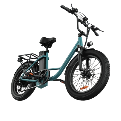Miejskie elektryczne rowery URLIFE, silnik 1000W, bateria 48V 13Ah, 20×3 opon fat, 7 biegów, wymienna bateria, hamulce tarczowe