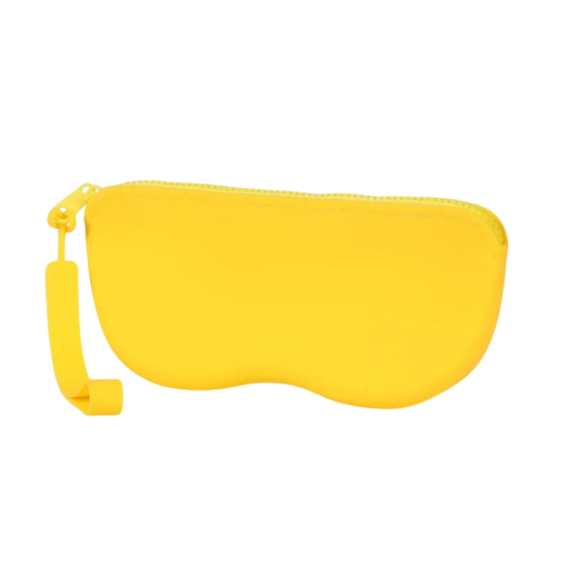 Miękka silikonowa etui na okulary 17x8x3 cm Wodoodporna kosmetyczka Zamek etui na monety Pyłoszczelna torba dla kobiet i dziewcząt