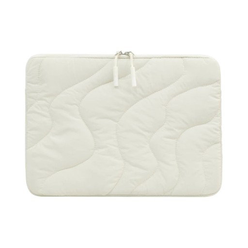 Miękka torba na laptopa pikowana na zamek 32,5 x 23,5 cm tekstylne etui na MacBook Air 13 cali do plecaka i teczki do szkoły i pracy