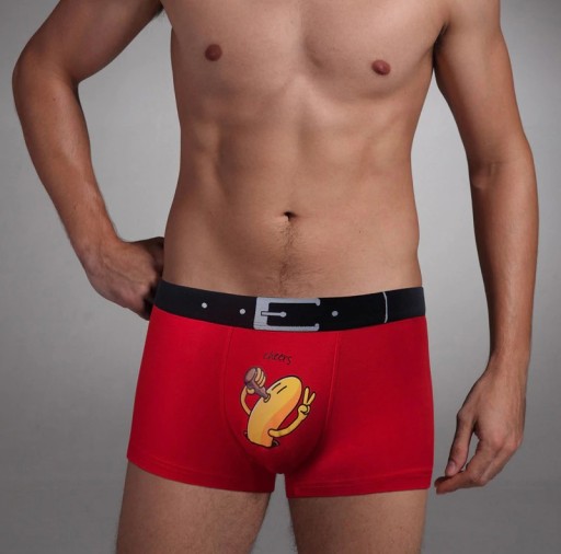 Miesten bokserit banaanikuviolla