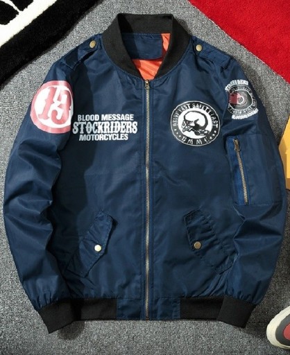 Miesten bombertakki printillä