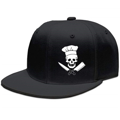 Miesten snapback-lippis pääkallokuviolla