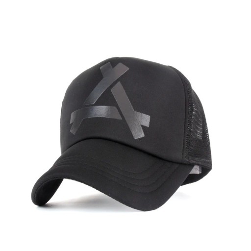 Miesten trucker-lippis painatuksella