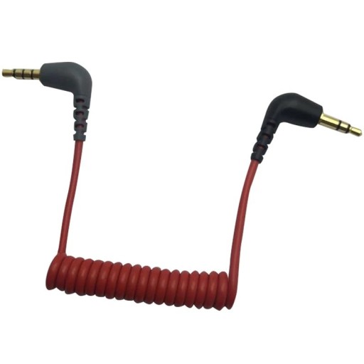 Mikrofontilslutningskabel 3,5 mm jackstik TRS / TRRS