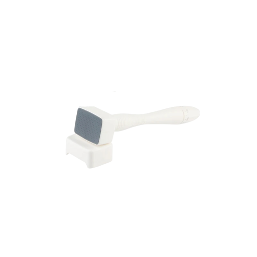 Mikroneulaleimasin Derma Stamp 140 mikroneulaa Säädettävän neulan pituus Mikroneulaus Ihon uudistuminen Liukumaton ABS Ruostumaton teräs 14,1 x 4,2 cm