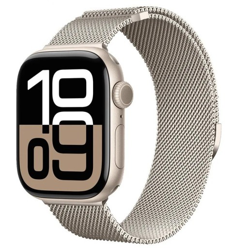 Milano 38 mm 40 mm 41 mm dla Apple Watch serii 1–9 SE SE2 Ultra Metalowy magnetyczny pasek z płynną regulacją długości Eleganckie stalowe wykończenie