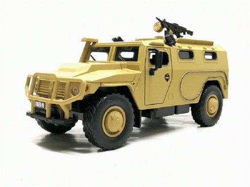 Militaire speelgoedauto