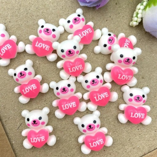 Mini adornos de ositos de peluche 20 uds.