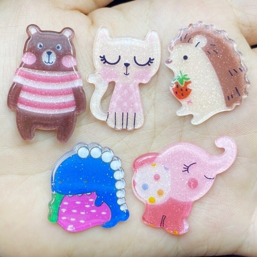 Mini Animal Decorations 10 pcs