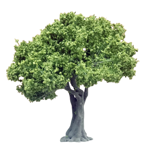 Mini arbre modèle Arbre décoratif réaliste pour diorama paysage modélisé tronc en fil métallique couronne feuillue dense