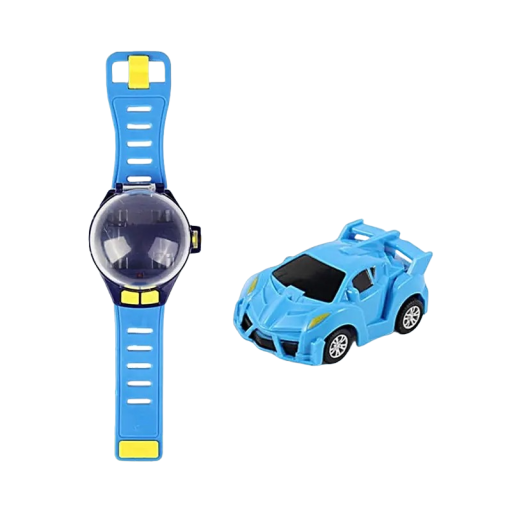 Mini auto na dálkové ovládání s hodinkami