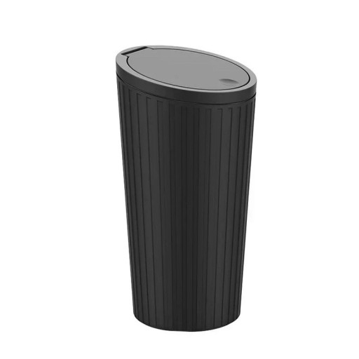 Mini autós szemetes 16,3 x 8,5 cm Automatikus portörlő Autós belső tárolóvödör Kompakt szemetes
