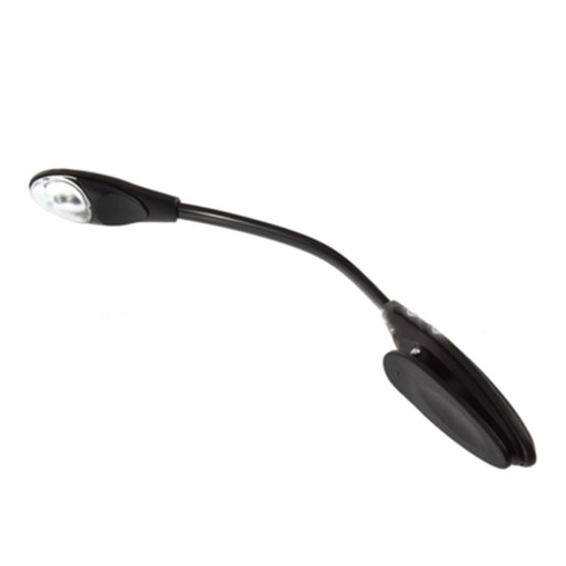 Mini bærbar LED-lampe med klips