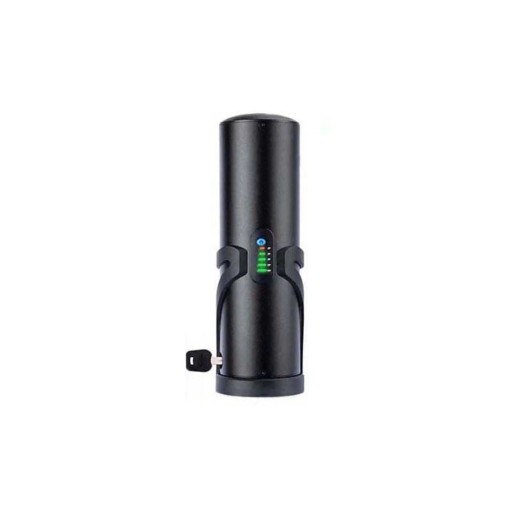 Mini batería para bicicleta eléctrica U005 48 V 7 Ah 336 Wh construcción negra en forma de botella con salida USB y protección BMS para motores de hasta 500 W