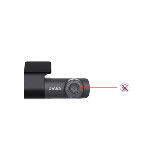 Mini bilkamera KAWA D5 med Wi-Fi-forbindelse, nøgleoptagelse og videorecorder i kompakt design, sort