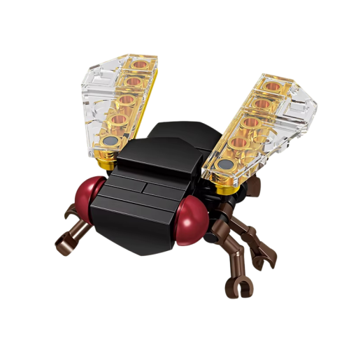 Mini bloques 43 piezas para ensamblar insectos Cigarra Micro construcción modelo 3D para niños a partir de 9 años Juguete educativo de micro ladrillos para montar
