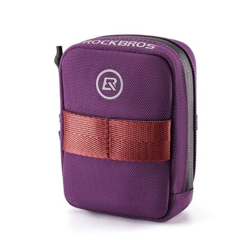 Mini borsa da ciclismo 10,8 × 9 × 4,6 cm Leggera borsa impermeabile per bicicletta 0,35 l Tasca portatile per il telaio per piccoli oggetti