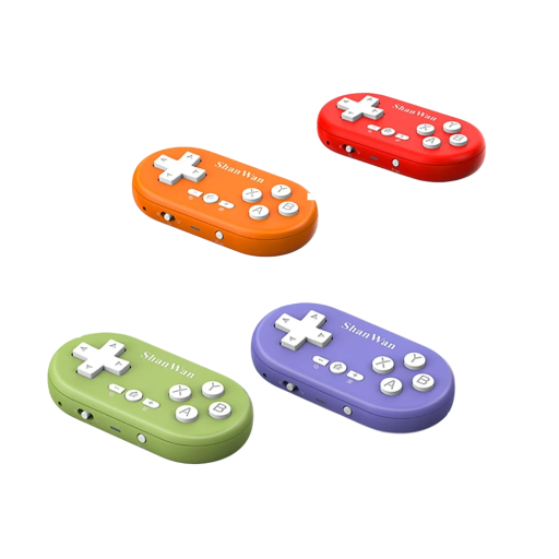 Mini-Controller für Spiele 7,02 x 3,8 x 1,35 cm Tragbare Handheld-Konsole Bluetooth 5.0 Multiplattform Android iOS Windows Emulator-Spiele