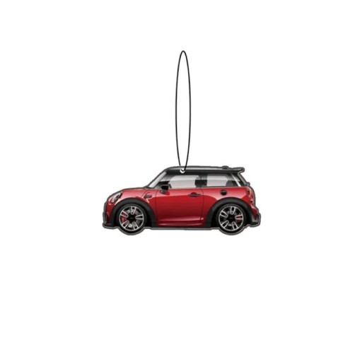 Mini Cooper autó légfrissítő aromaterápiás függő 4,8 × 9,9 cm piros-fekete a gépjármű belsejébe