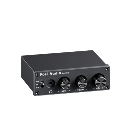 Mini DAC a sluchátkový zosilňovač stereo 2.0 vstupy USB a OPT a COA impedancia 16-200 ohmov 25 x 20 x 6 cm čierny pre hranie a PC