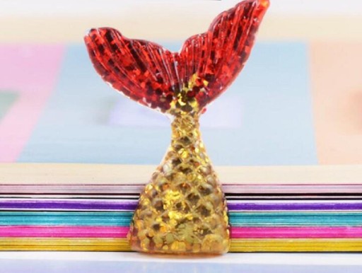 Mini decoración de cola de pez 10 piezas