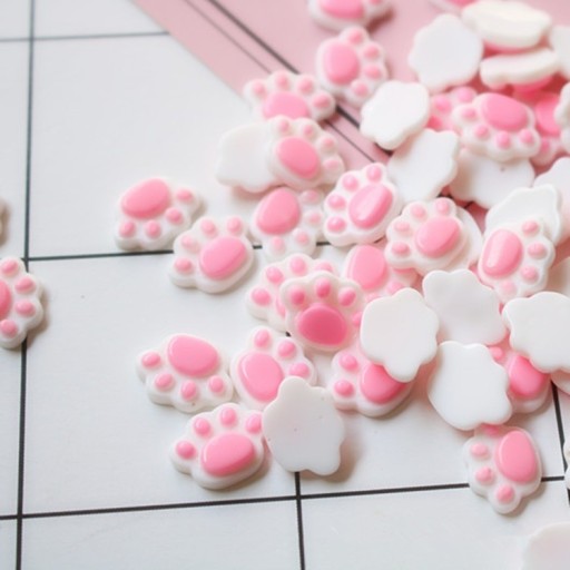 Mini décoration patte 20 pcs
