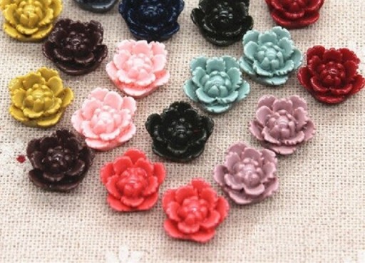 Mini decorazioni fiore 50 pz