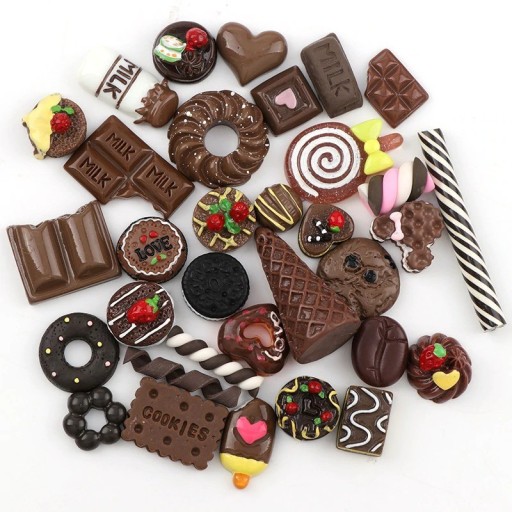 Mini dekorace čokoláda 20 ks