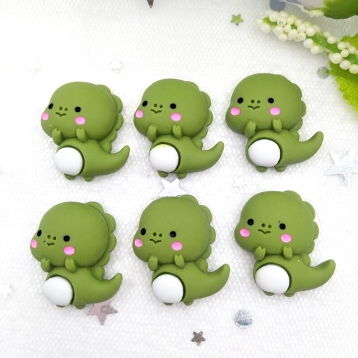 Mini dinosaurus decoraties 10 stuks