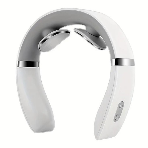 Mini draagbare nekmassager 15,9 x 15,6 x 4,1 cm Warme druk diepe nek- en schoudermassage Cervicale wervelkolomverzorging ABS en TPR-materiaal