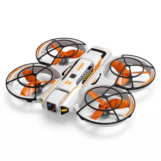 Mini drón A21Pro 4K kamerával Távirányító kijelzővel és telefon tartóval 3000 m hatótávolságú Körkörös védőkeretek a propellerekhez Légi