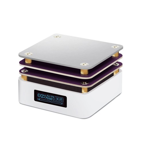 Mini einstellbarer Heiztisch 65W mit konstanter Temperatur USB-C Lötstation digitale Anzeige Reparaturwerkzeuge 55x55x35mm