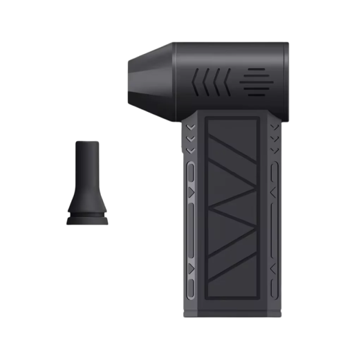 Mini-Elektro-Turbolüfter, 130.000 U/min, bürstenloses Gebläse, Typ-C-Aufladung, 2500 mAh x2, Auto-Staubwedel, 3 Geschwindigkeiten