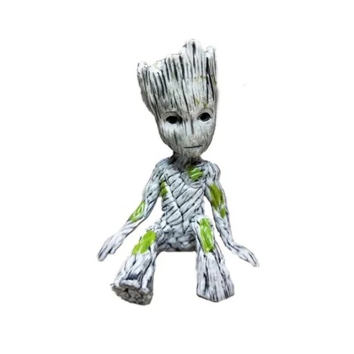 Mini figura coleccionable de Groot de 6 cm, maceta pequeña, decoración de mesa, personaje de película, lindo regalo de decoración para el hogar