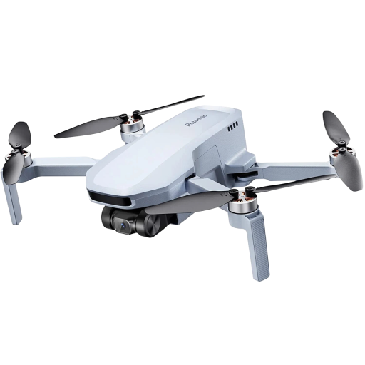 Mini foldbar letvægtsdrone med 4K-kamera 30 fps 3-akset gimbal GPS Billedtransmission 6 km Vindmodstand Hastigheder Controller Bæretaske hvid