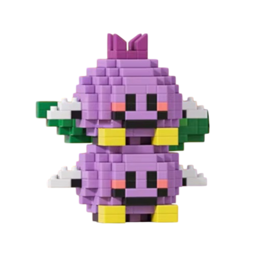 Mini Grape Building Set 7.2 x 4 x 7.04 cm 346 pcs Micro 3D DIY Blocks Delicious Fruit Creative Model Decorative Toy for Children Aged 8 and Above