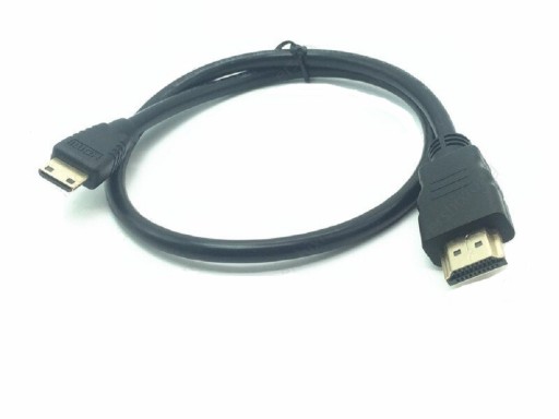 Mini HDMI - HDMI 1.4 csatlakozókábel 50 cm