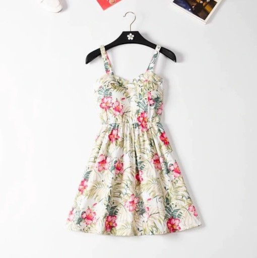 Mini-jurk met ruches voor dames