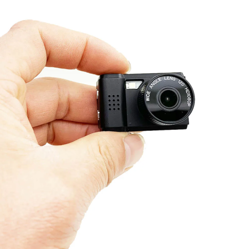 Mini kamera 1080p s displejom 0,96&quot; Veľkosť 40 x 27 x 27 mm Váha 20 g Pútko USB kábel 180mAh batéria Kompaktná prenosná kamera