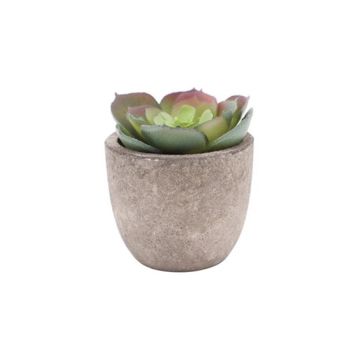 Mini kunstig aloe vera-plante i potte 1 stk. lille kunstig plante simuleret træ borddekoration hjemmekontor havedekoration