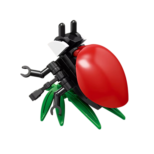 Mini Ladybird 26 pcs Micro Building Set 3D Model for Children Aged 9 and Above Small Animal Construction Kit Develops Creativity and Fine Motor Skills