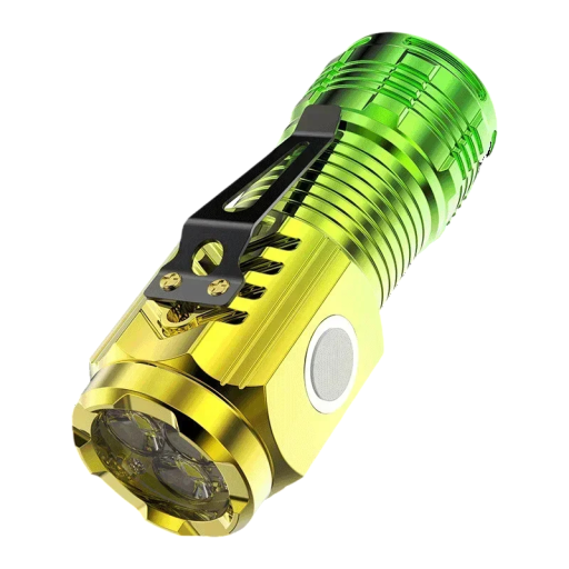 Mini lanternă LED reîncărcabilă 8 × 3 × 2,6 cm USB magnet clip 5 moduri lanternă multifuncțională de buzunar