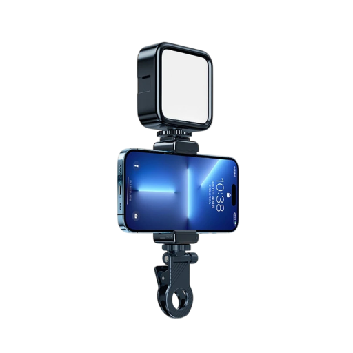 Mini LED RGB Light 5W for Phone 3000–6000K Portable Pocket Light for Selfie Video Photography 1800mAh CRI96RA Full-Colour Light