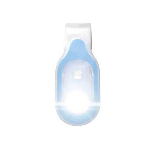 Mini LED Sicherheitslicht 6,5 × 3,5 cm Magnet 3 Modi weißes und rotes Licht tragbares Cliplicht
